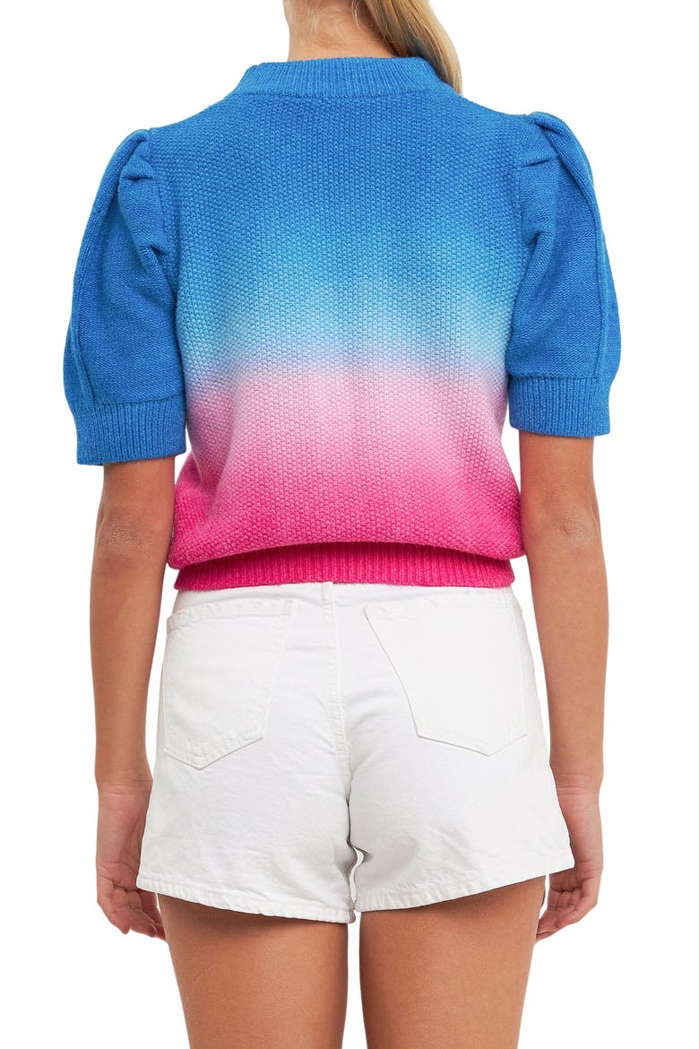 Ombré Sweater, Alternate, color, BLUE/ PINK