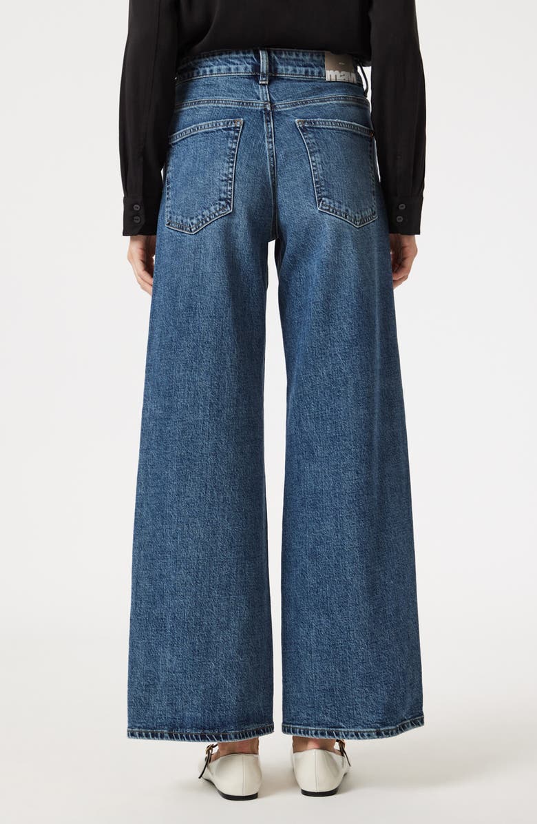 Mavi Jeans Siena High Waist Wide Leg Jeans, Alternate, color, Dark Used Classic