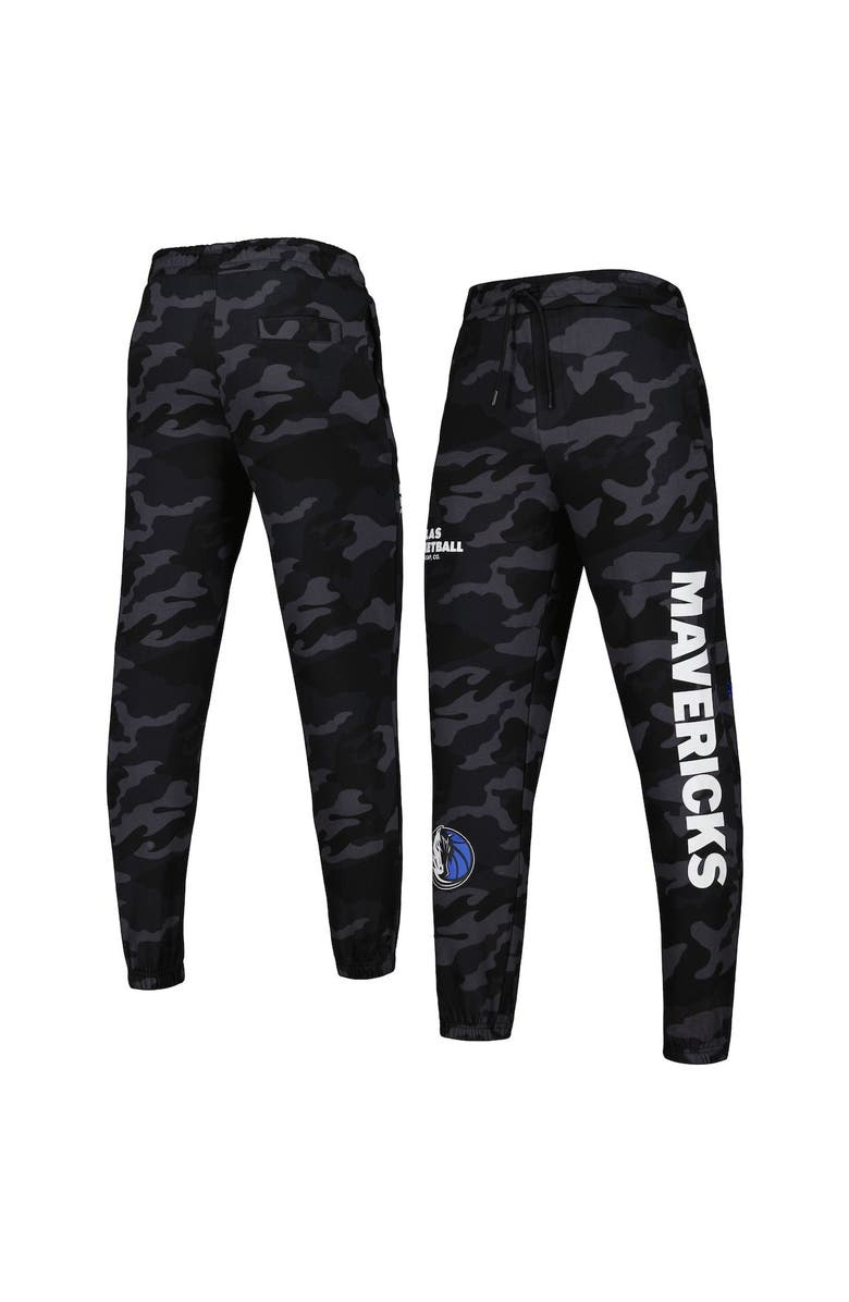 New Era Men's New Era Black/Camo Dallas Mavericks Tonal Joggers, Main, color, Black