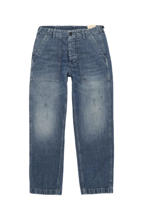 Denim Fatigue Pants
