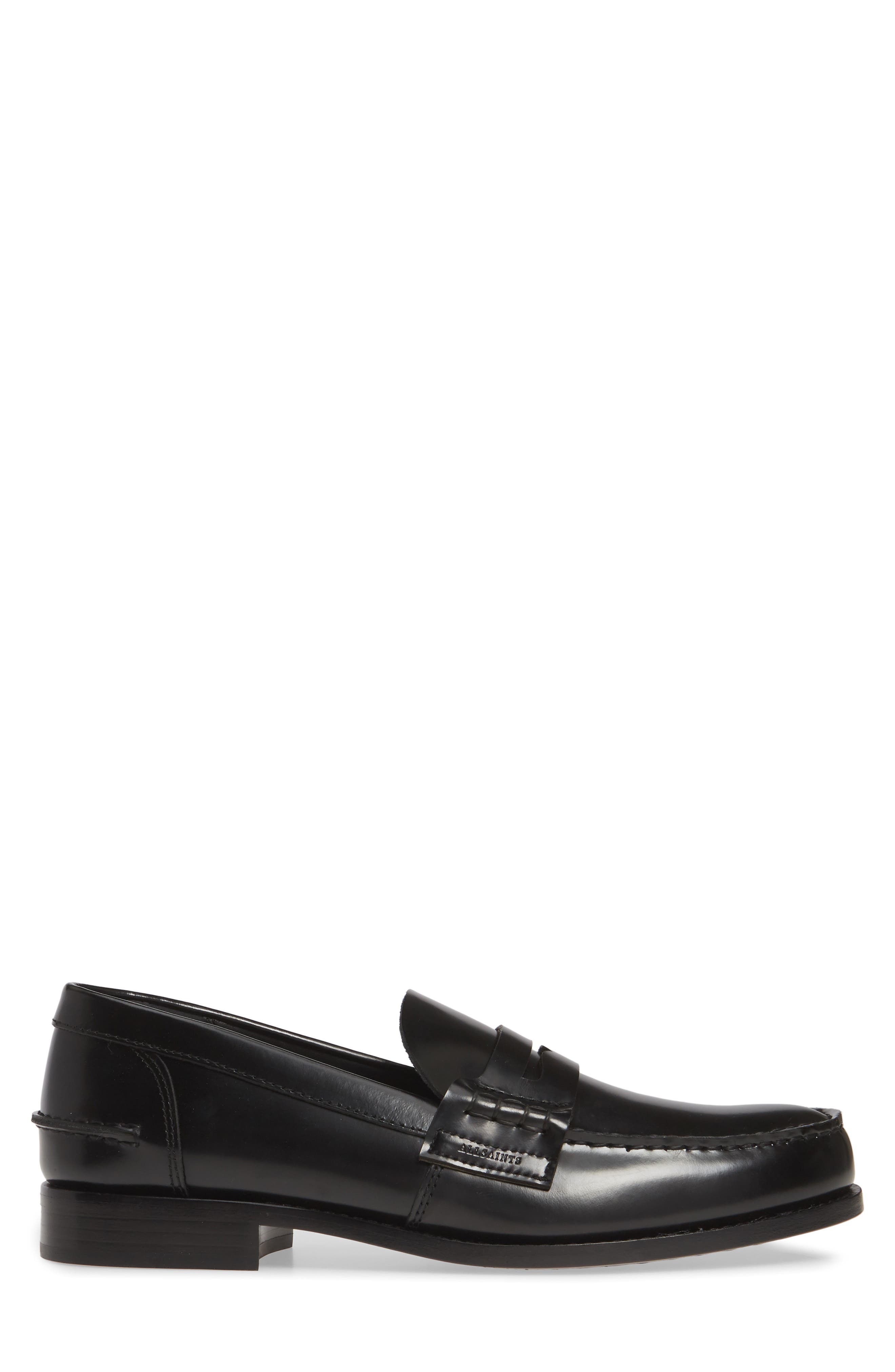 AllSaints Pelham Penny Loafer, Alternate, color, 
