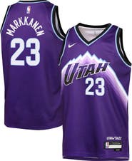 Nike Youth Nike Lauri Markkanen Purple Utah Jazz Icon Edition Swingman Jersey