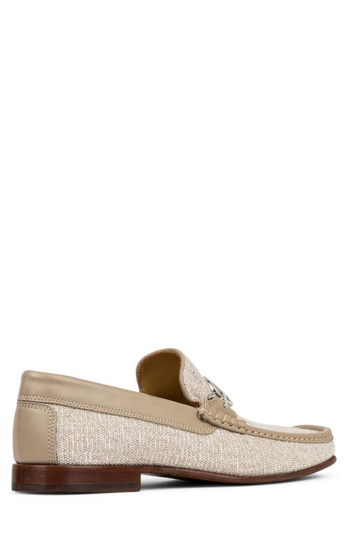 Donald Pliner Men's Dacio 4 Canvas-leather Loafers In Off White