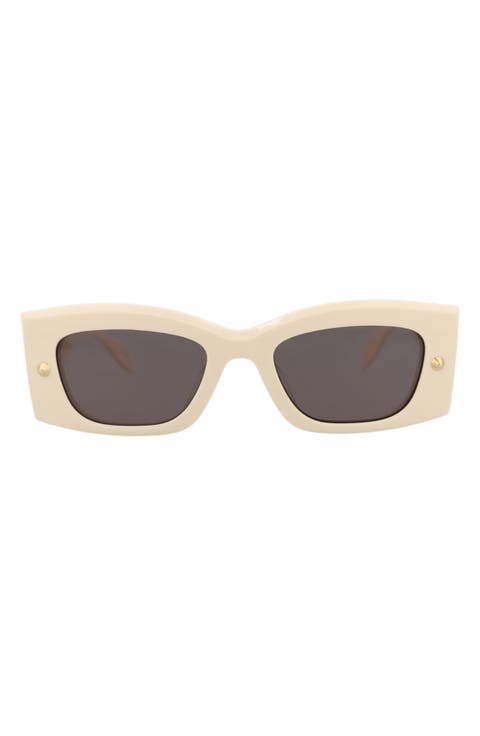 51mm Modified Cat Eye Sunglasses