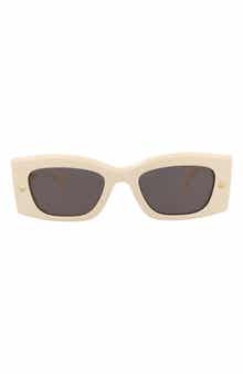 McQueen 51mm Modified Cat Eye Sunglasses