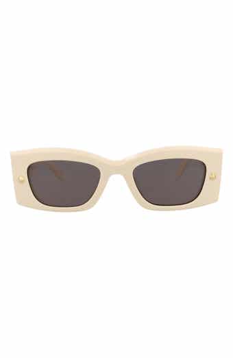 McQueen 51mm Modified Cat Eye Sunglasses
