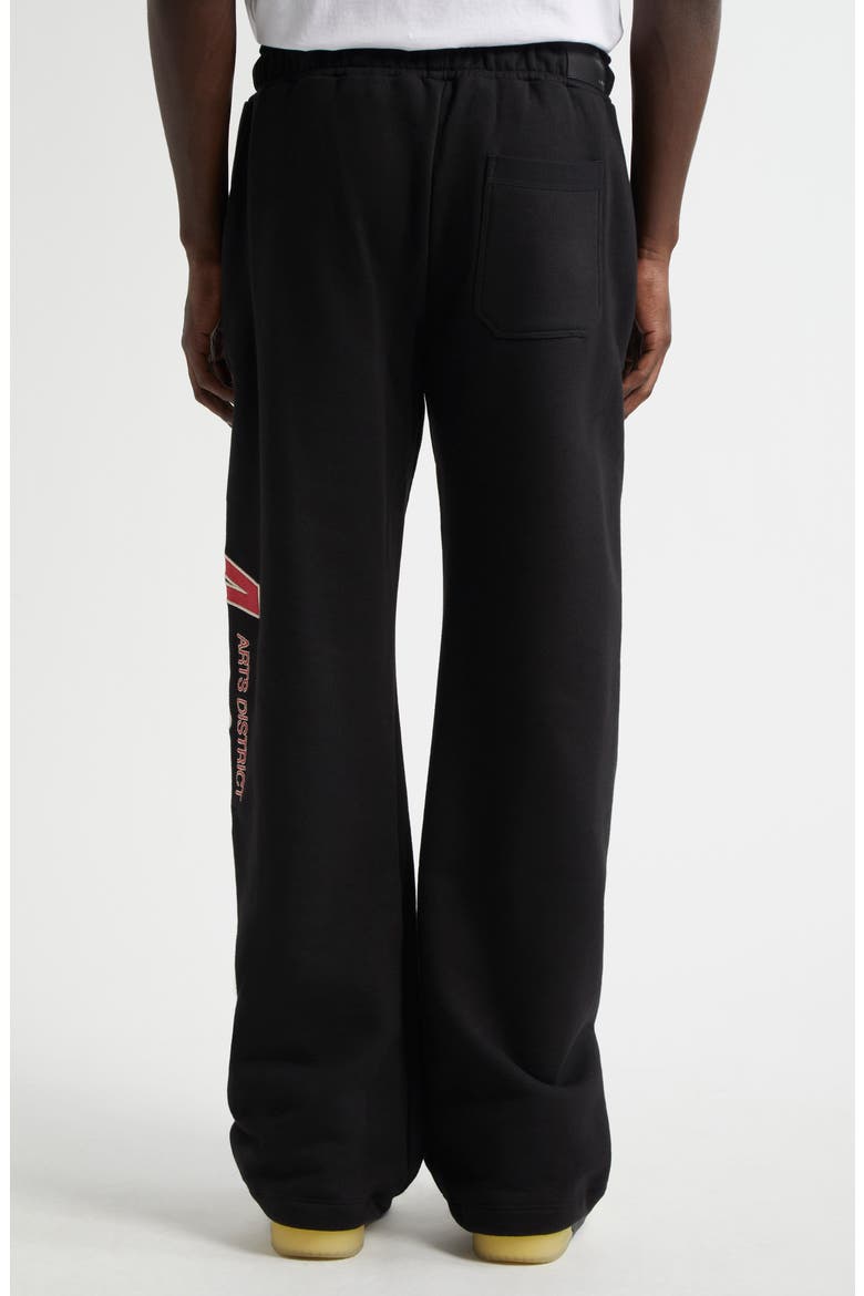 City Cotton Logo Graphic Sweatpants, Alternate, color, BLACK