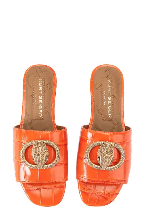 Kurt Geiger London Chelsea Slide Sandal In Red