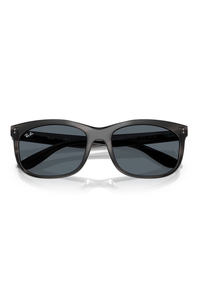 Pillow 60mm Sunglasses, Alternate, color, BROWN STRIPED GREEN