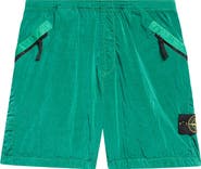 Stone Island Crinkled Nylon Shorts