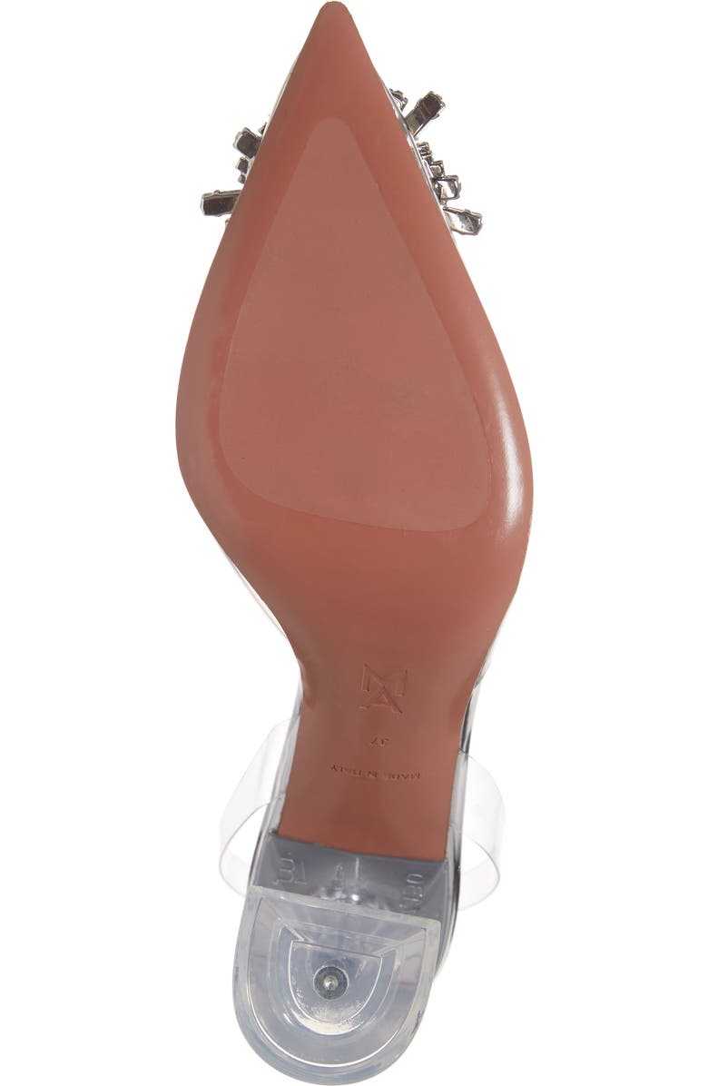 Amina Muaddi Begum Glass Slingback Pump, Alternate, color,