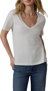 Faherty Sunwashed Essential V-Neck T-Shirt
