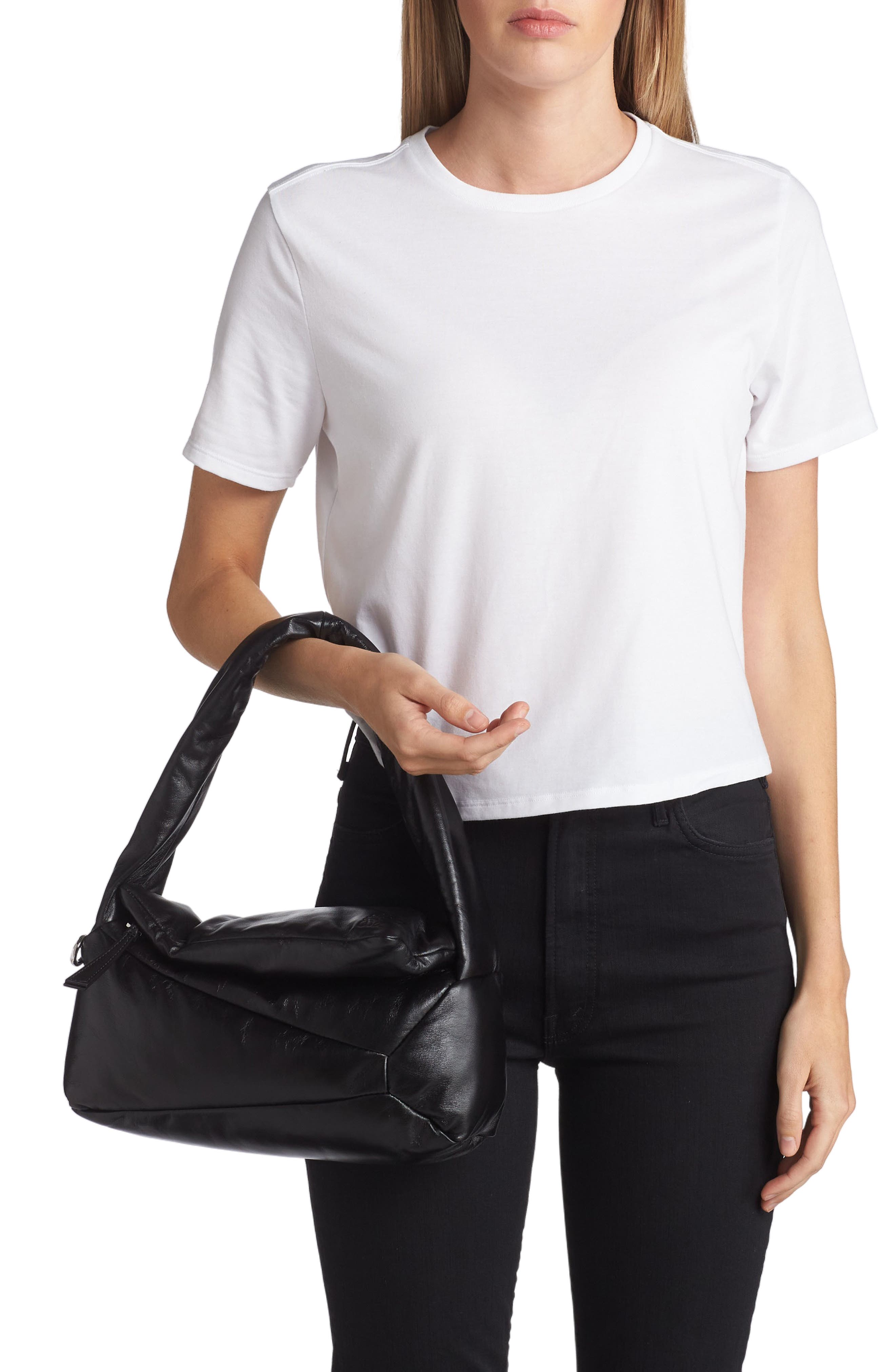 Loewe Puzzle Leather Puffer Hobo Bag, Alternate, color, 