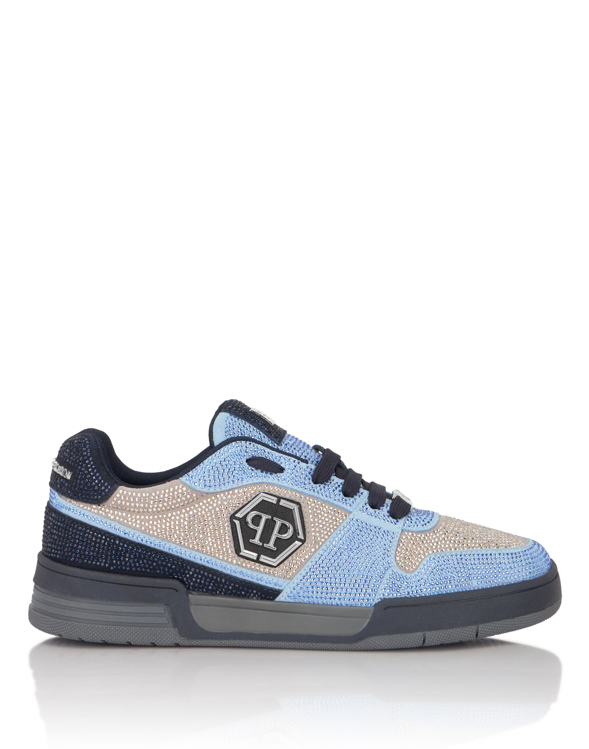 Low-Top Sneakers P-Force 78 Strass Unisex, Alternate, color, darkblue/lightblue