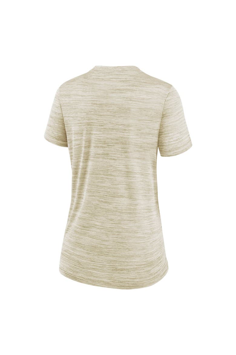 Women's Nike Cream Los Angeles Angels City Connect Practice Velocity T-Shirt, Alternate, color, Cream