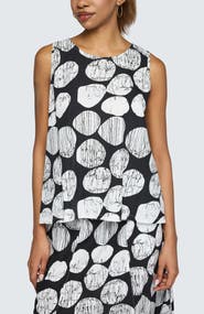 LUUKAA Orla Printed A-Line Top