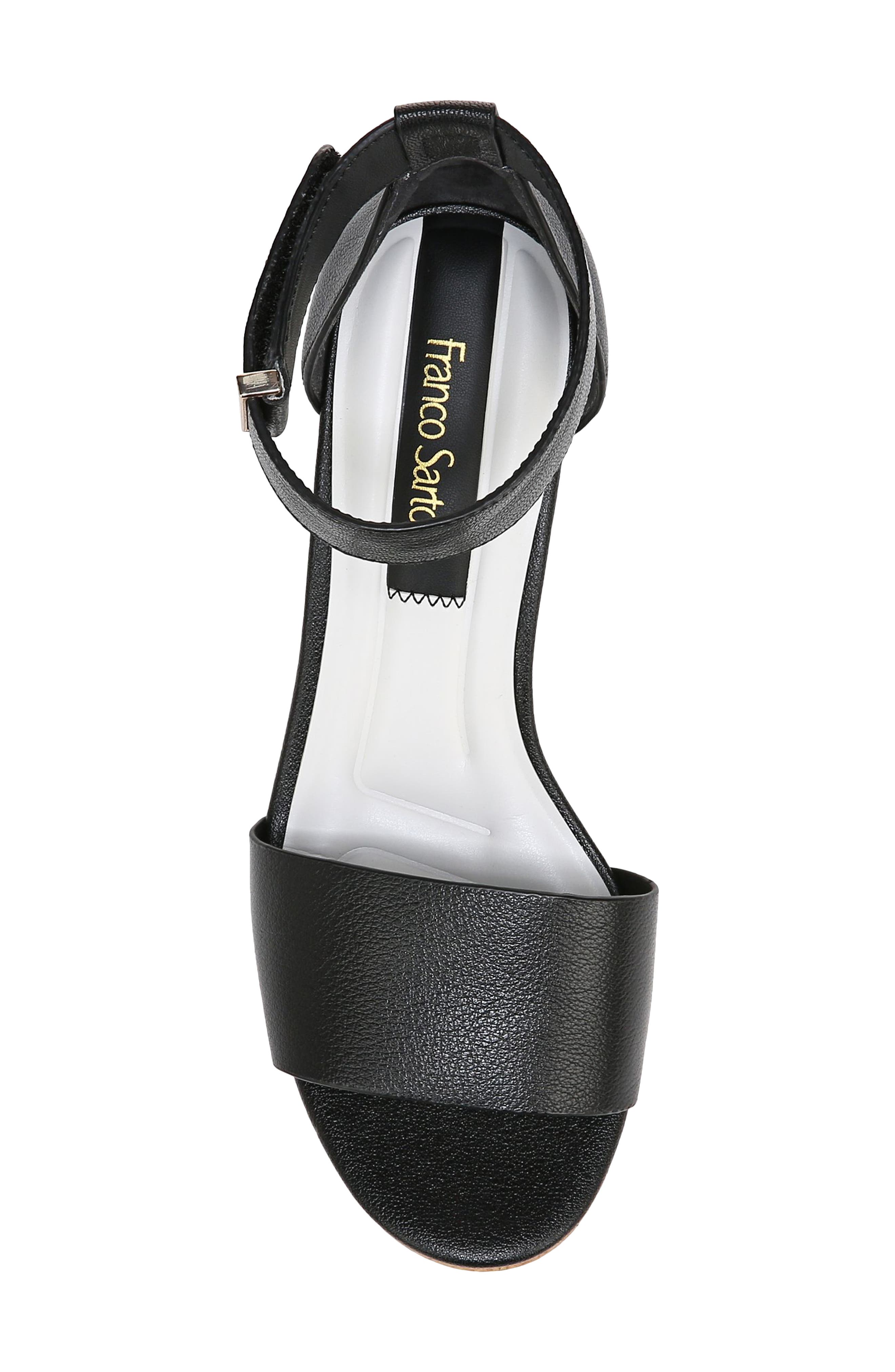 Franco Sarto Clemens Ankle Strap Wedge Sandal, Alternate, color, 