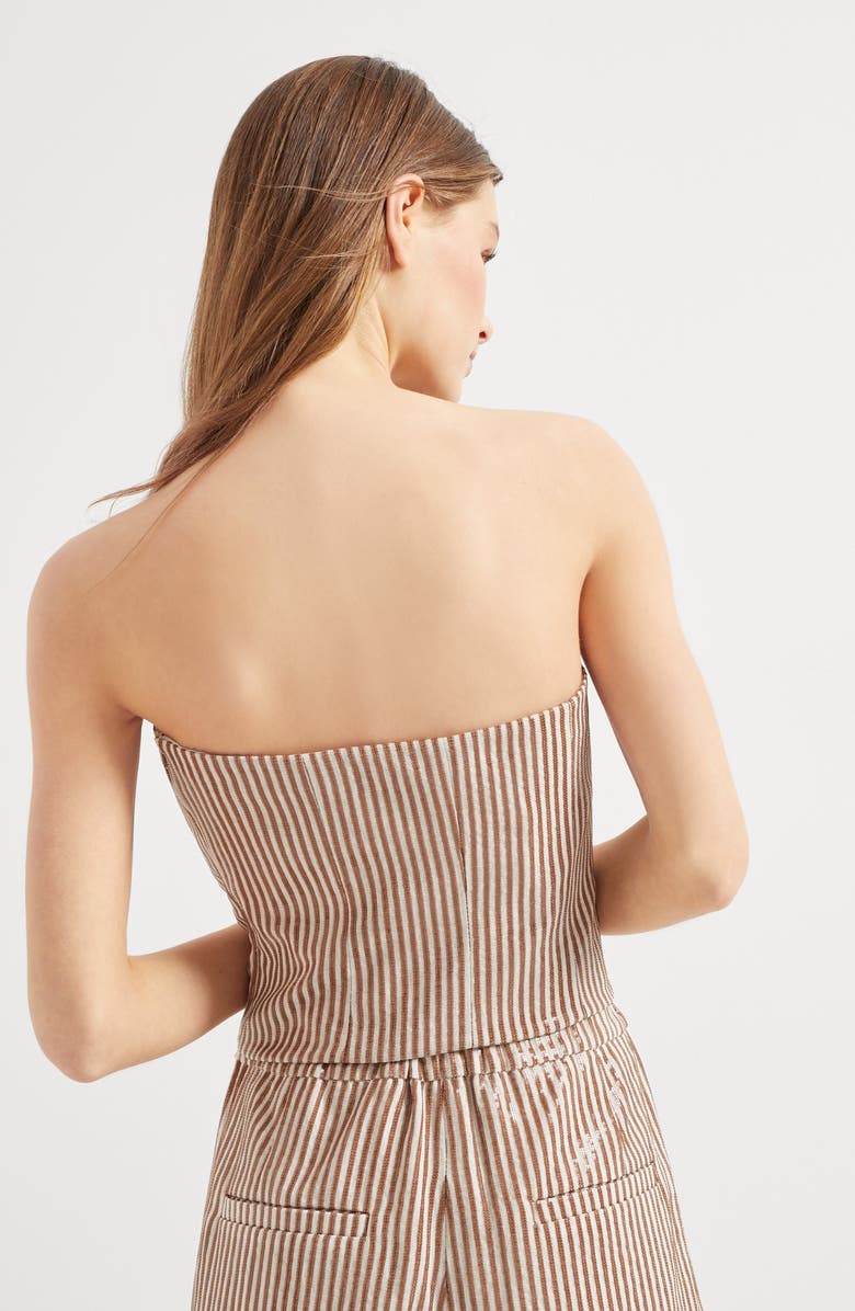 Brunello Cucinelli Bandeau top, Alternate, color, 