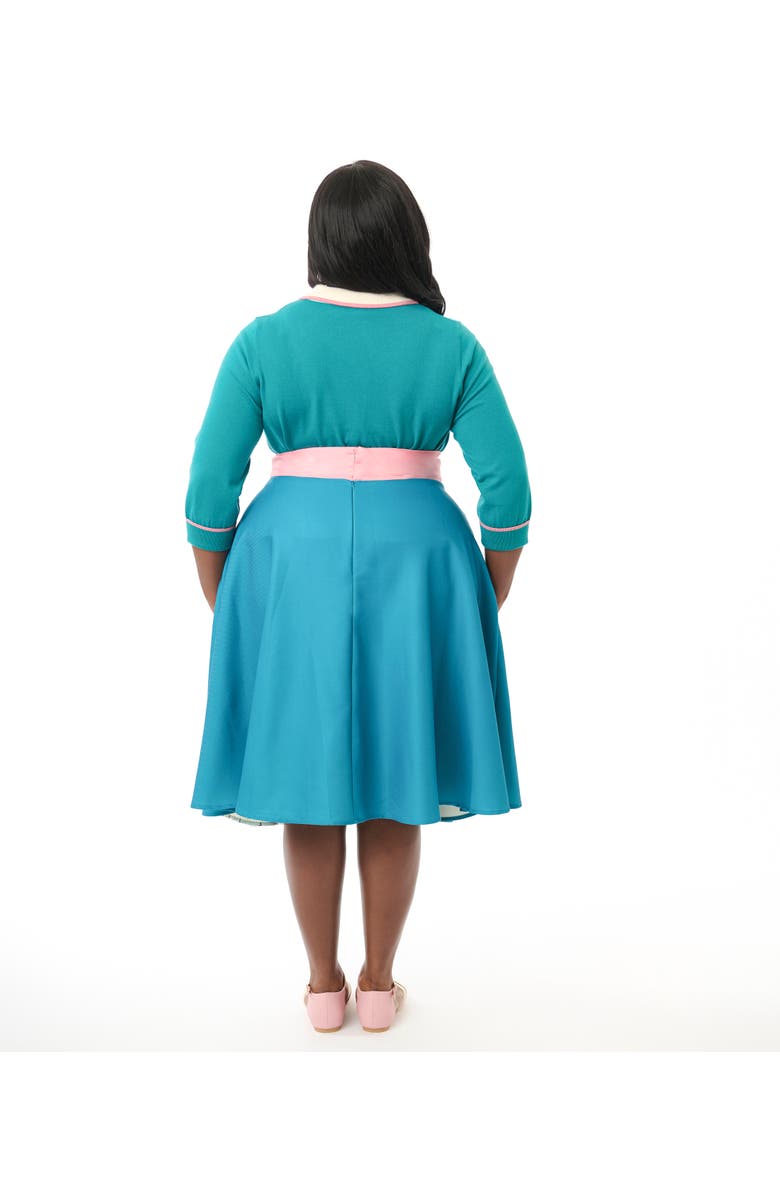 Unique Vintage Plus Size Vivien Swing Skirt, Alternate, color, 