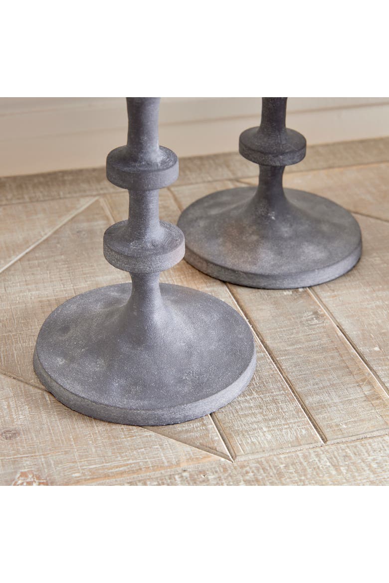 Abacus Petite Candle Stands, Alternate, color, Gray