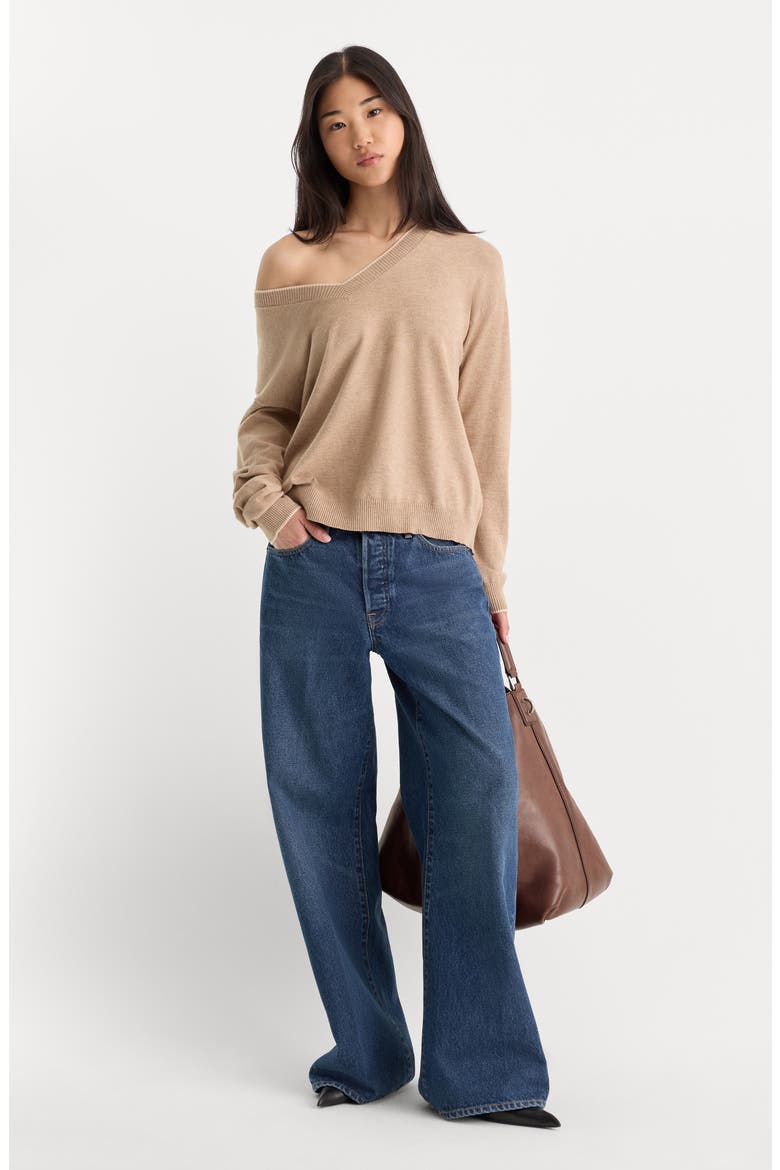 The Cozy V-Neck Sweater, Alternate, color, DUNE MIST