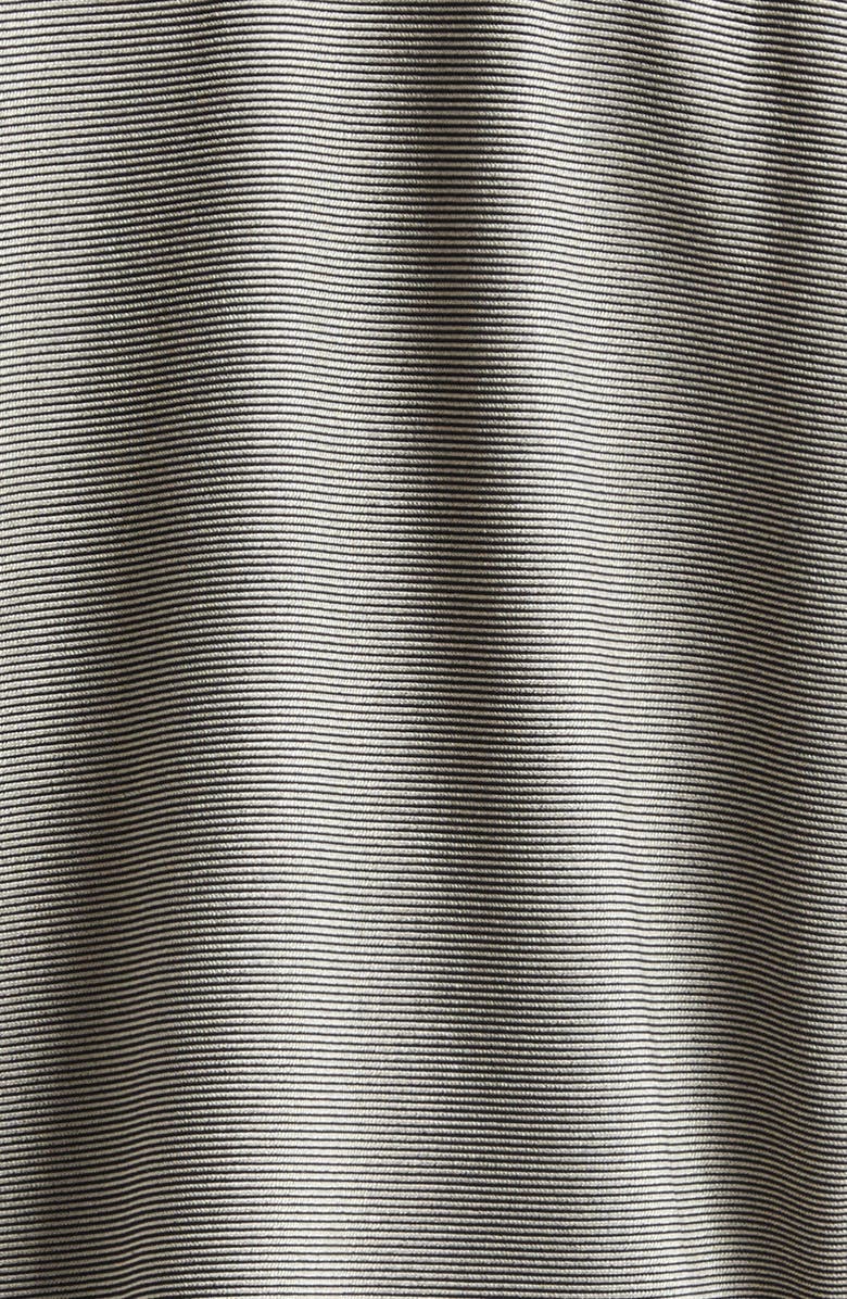 Pleats Please Issey Miyake A-Poc Stripe Pleated Top, Alternate, color, Black