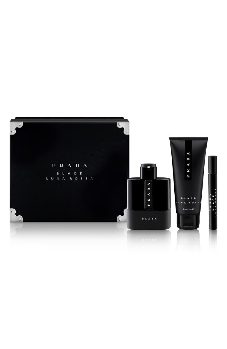 Prada Luna Rossa Black Eau de Parfum Set, Main, color, 