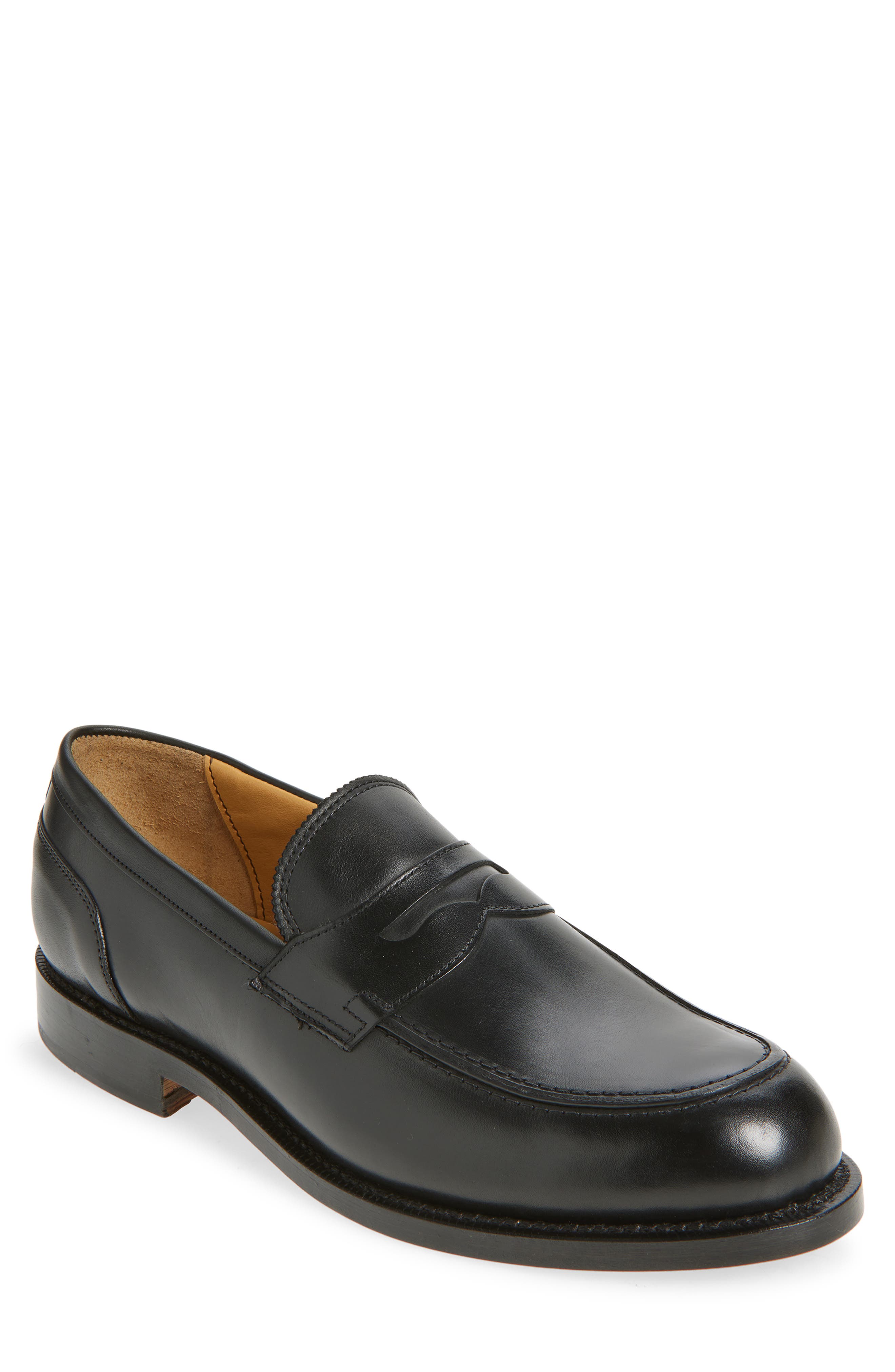 Allen Edmonds Miller Penny Loafer, Main, color, Black