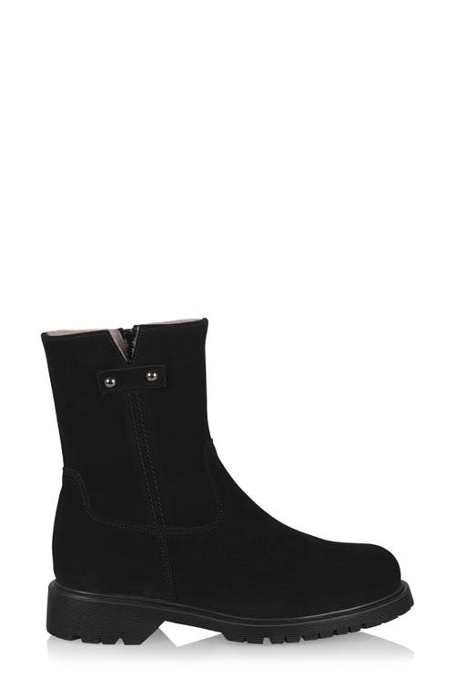 La Canadienne Hogan Waterproof Genuine Shearling Lined Boot In Black
