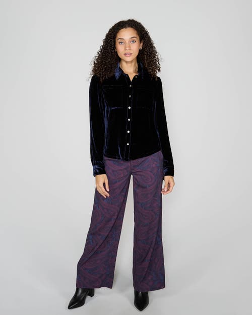 Lords Of Harlech Sylvia Velvet Shirt