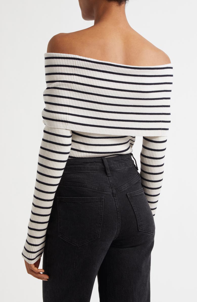 A.L.C. Evelyn Off the Shoulder Merino Wool Blend Sweater, Alternate, color, 