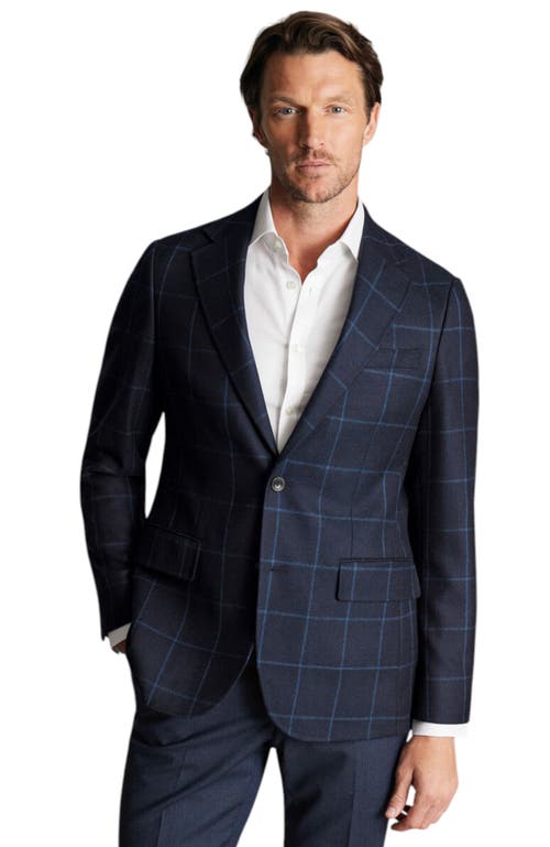 CHARLES TYRWHITT CHARLES TYRWHITT WOOL TEXTURE TWILL JACKET