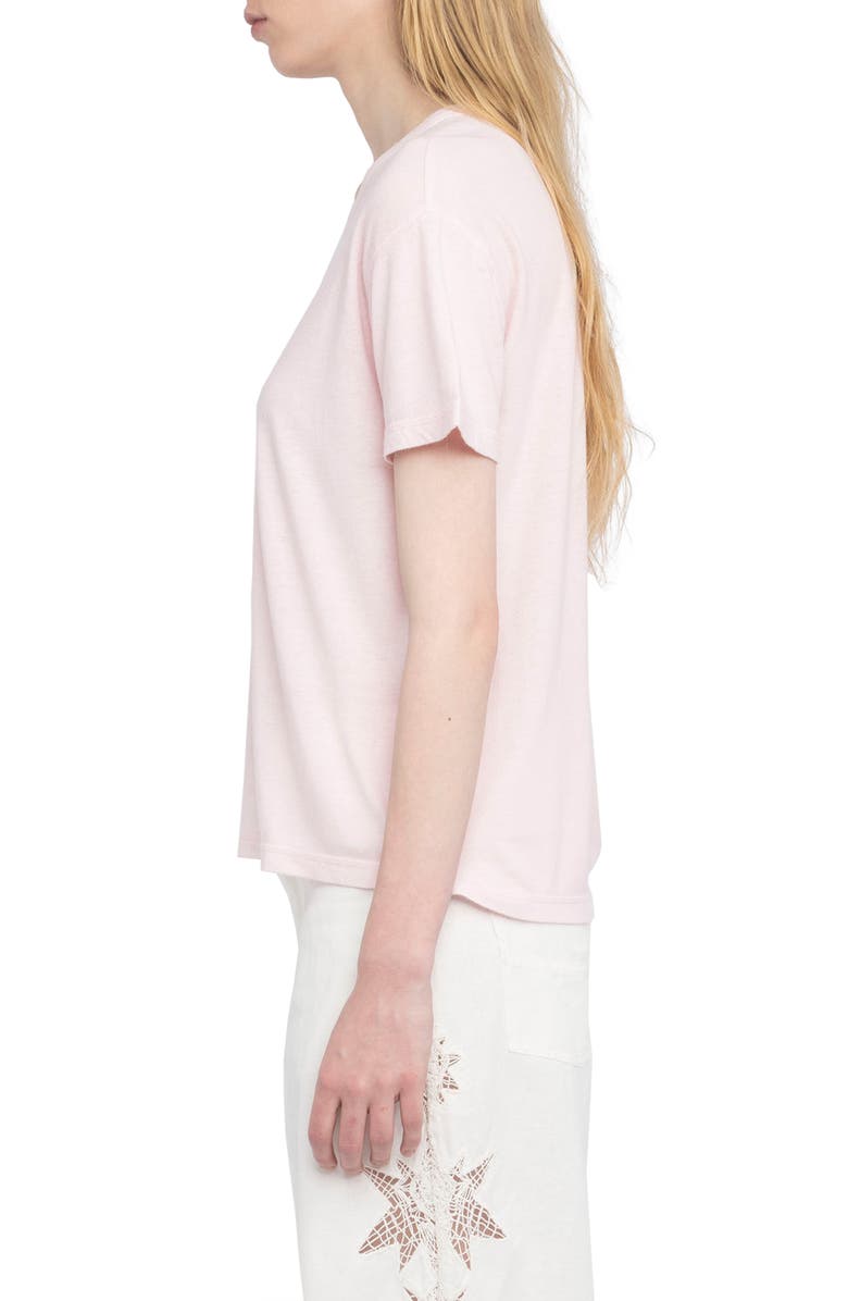 Zadig & Voltaire Marta Diamante Wings T-Shirt, Alternate, color, Candy