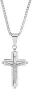 HMY JEWELRY Men's Cross Pendant Necklace