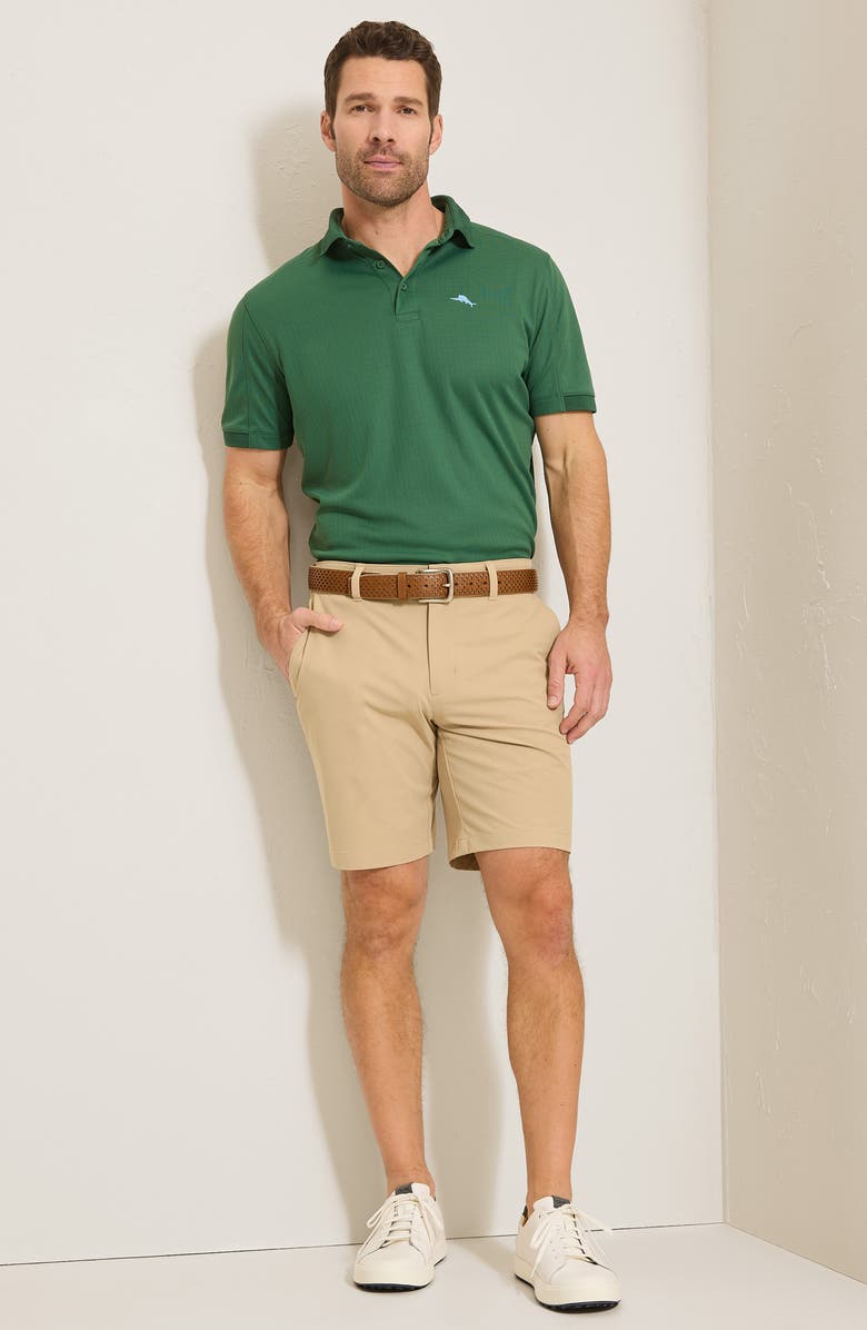 Tommy Bahama Barbados Pro 9-Inch Flat Front IslandZone<sup>®</sup> Shorts, Alternate, color, Chinchilla