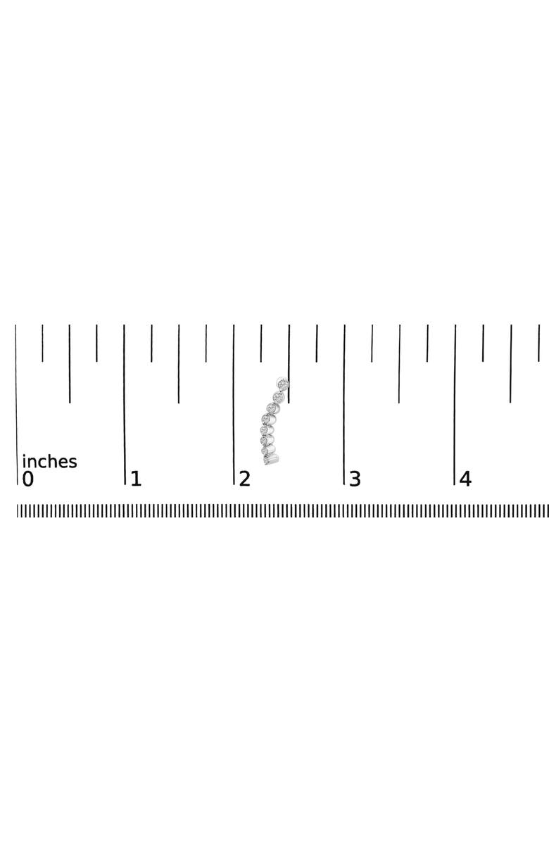 Haus of Brilliance .925 Sterling Silver 1/4 Cttw Diamond Graduated Dangle Earrings, Alternate, color, White