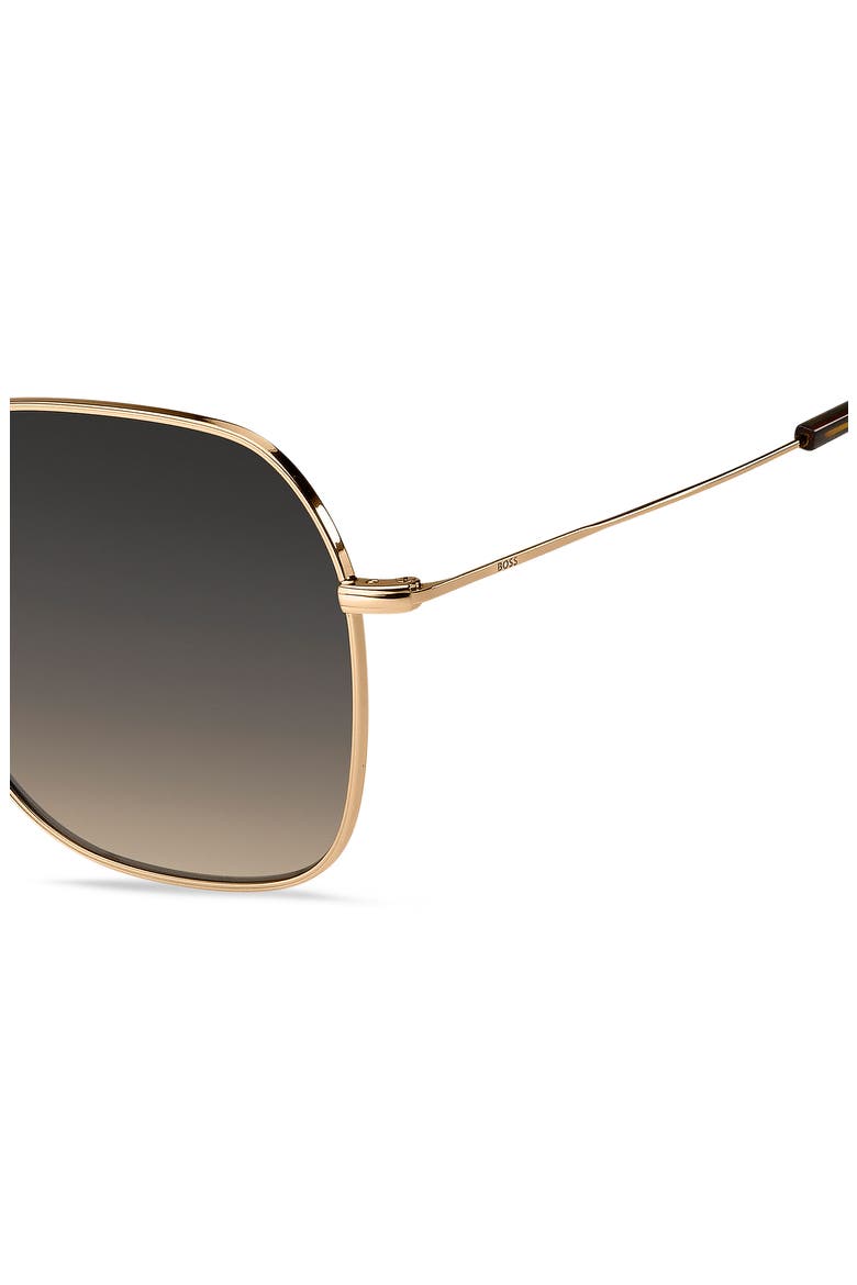 58mm Gradient Square Sunglasses, Alternate, color, GOLD COPPER