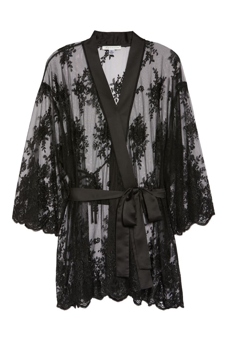 Darling Lace Wrap, Alternate, color, BLACK