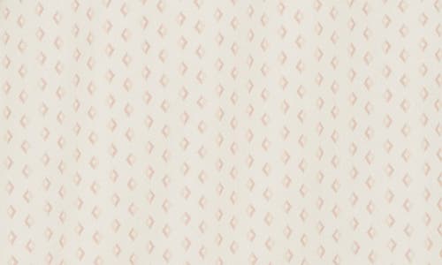 Nordstrom Diamond Print Cotton Button-up Shirt In Neutral