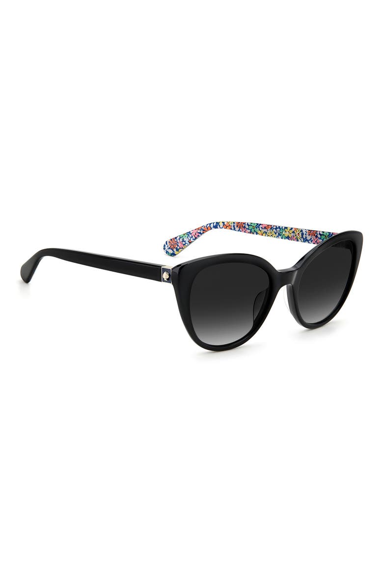 amberlees 55mm gradient eat eye sunglasses, Alternate, color, BLACK / GRAY