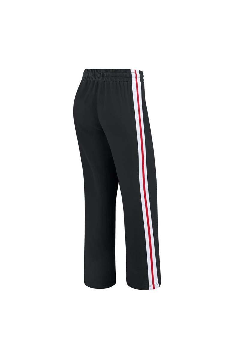 WEAR by Erin Andrews Women's WEAR by Erin Andrews Black San Francisco 49ers Color-Block Straight Leg Pants, Alternate, color, 