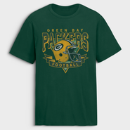 FANATICS Men's Fanatics Green Green Bay Packers Old Fashion Rushing Legacy Cotton T-Shirt