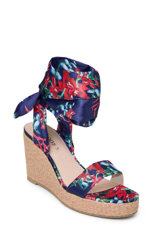 JACK ROGERS JACK ROGERS DEIRDRE ANKLE WRAP WEDGE SANDAL 