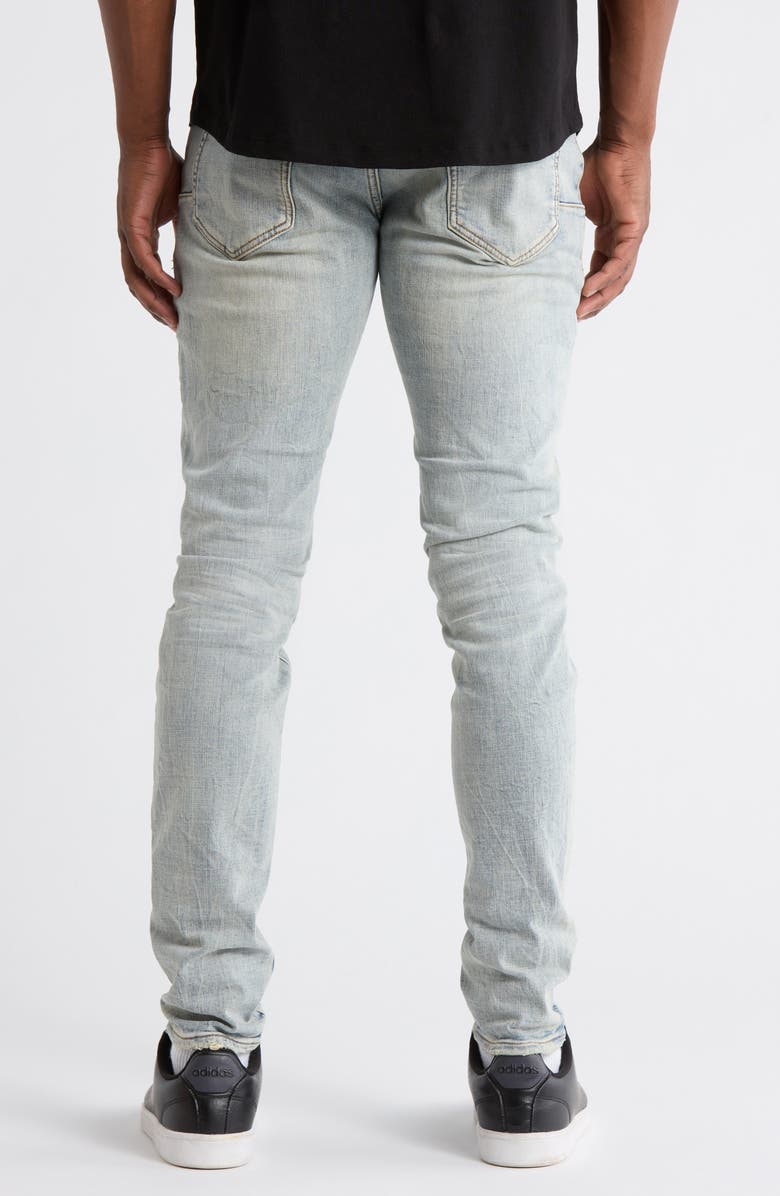 PURPLE BRAND P001 Fade Down Skinny Jeans, Alternate, color, Light Indigo