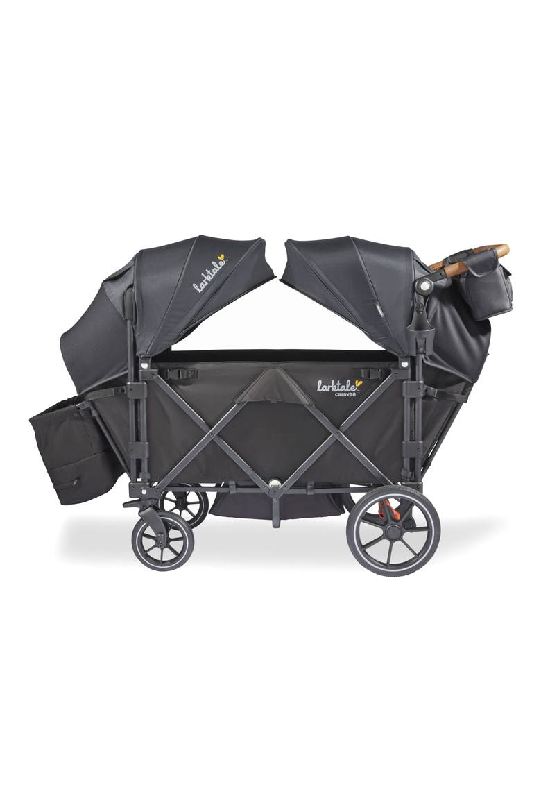 caravan Quad Stroller Wagon, Main, color, BYRON BLACK