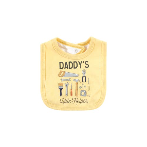 Hudson Baby Cotton Bodysuit, Pant And Bib Set
