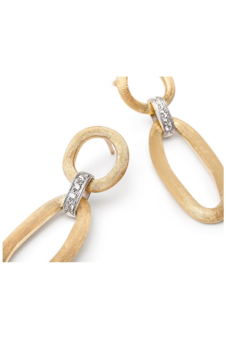 Jaipur Diamond Link Earrings, Alternate, color, YELLOW/ WHITE GOLD