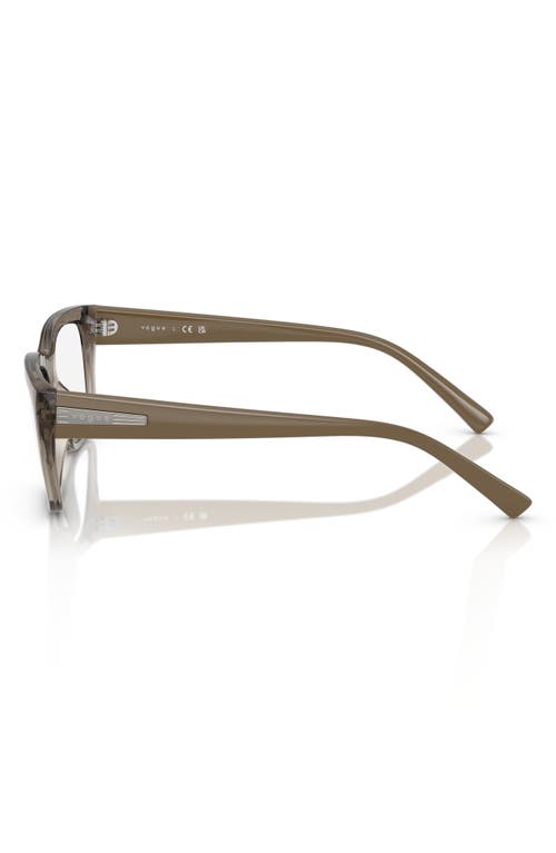 Vogue 53mm Pillow Optical Glasses In Neutral
