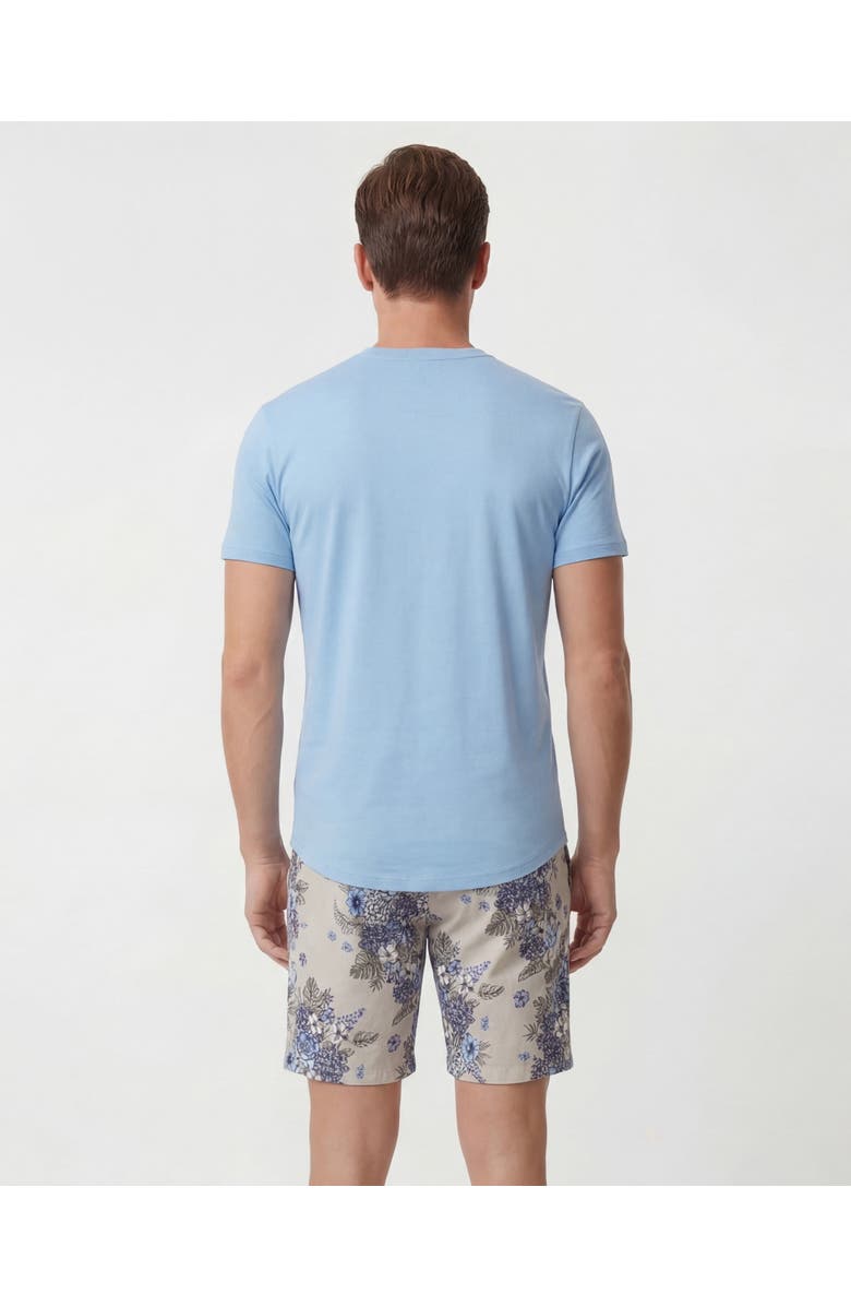 Lords of Harlech Clumped Floral Mens Flat Front Short, Alternate, color, Clumped Floral Natural