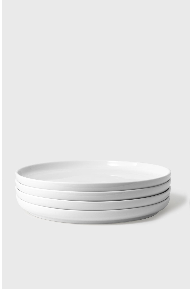 Ceramic Dinner Plates, Main, color, White